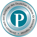 Zertifiziert nach den Richtlinien des Deutschen Instituts für klinische Hypnose - Siegel